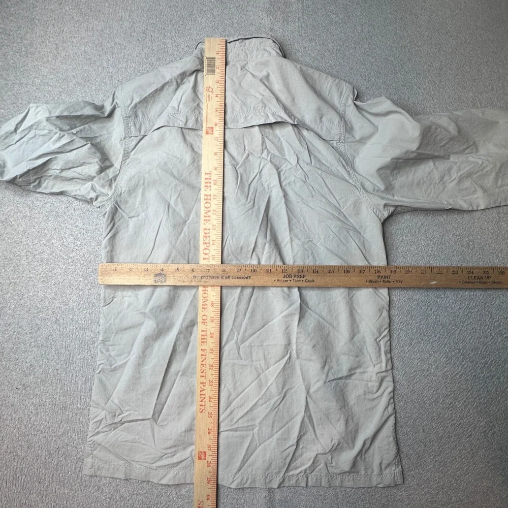 The North‎ Face Shirt Mens S Tan Long Sleeve Ripstop Hiking Ventilated Outdoor